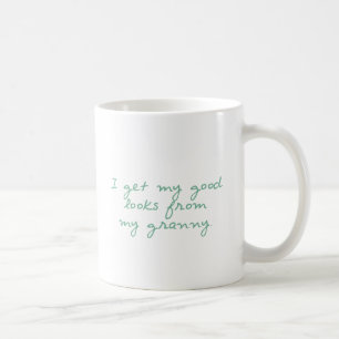 Caneca De Café Obtenha meus olhares da avó