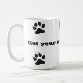 Caneca De Café Obtenha suas patas fora de meu copo