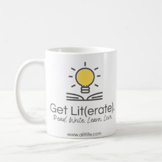 Caneca De Café Obter Lit(erate). & KidLit Love Mug