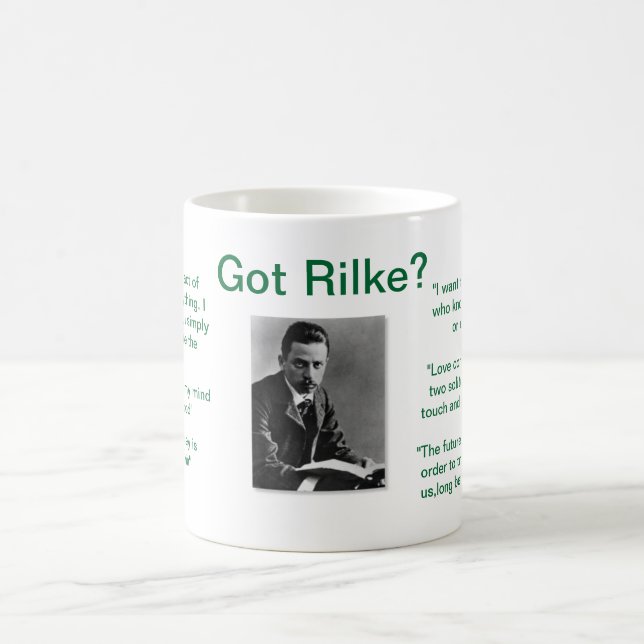 Caneca De Café "Obteve Rilke " (Centro)