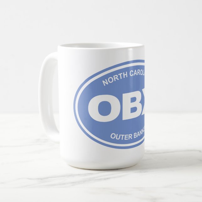 Caneca De Café OBX (Os Bancos Externos) (Frente Esquerda)