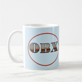 Caneca De Café OBX Texto do nascer do sol