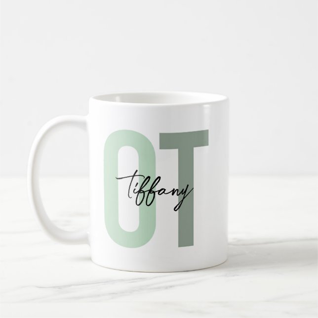 Caneca De Café Occupational Therapy Mug • Custom OT Coffee Mug •  (Esquerda)