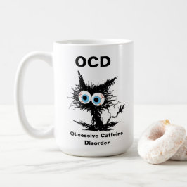 Caneca De Café OCD (perturbação obsessiva da cafeína)