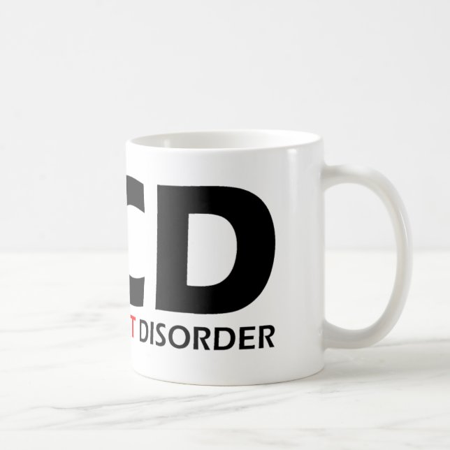Caneca De Café OCD - Perturbação Obsessiva dos Gatos (Direita)
