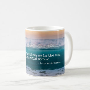 Caneca De Café Ocean Beach Wave Emerson Cote Tea ou