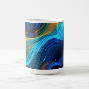 Caneca De Café Ocean Lava "Tempestial" 