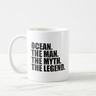Caneca De Café Ocean name, Ocean The Man The Myth The Legend