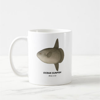 Caneca De Café Ocean Sunfish - Animais Marinhos da Califórnia
