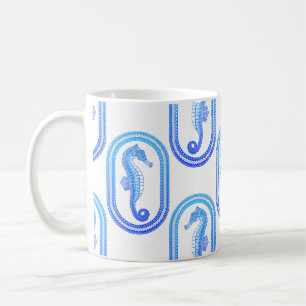 Caneca De Café Oceano Azul - Tribal Island Seacavalo