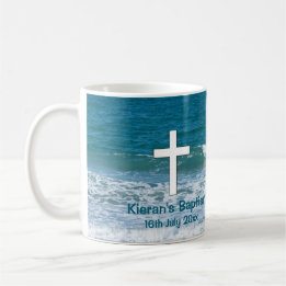 Caneca De Café Oceano Baptism Keepsasasaame Fosco Coffee Mug