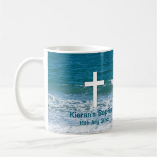 Caneca De Café Oceano Baptism Keepsasasaame Fosco Coffee Mug