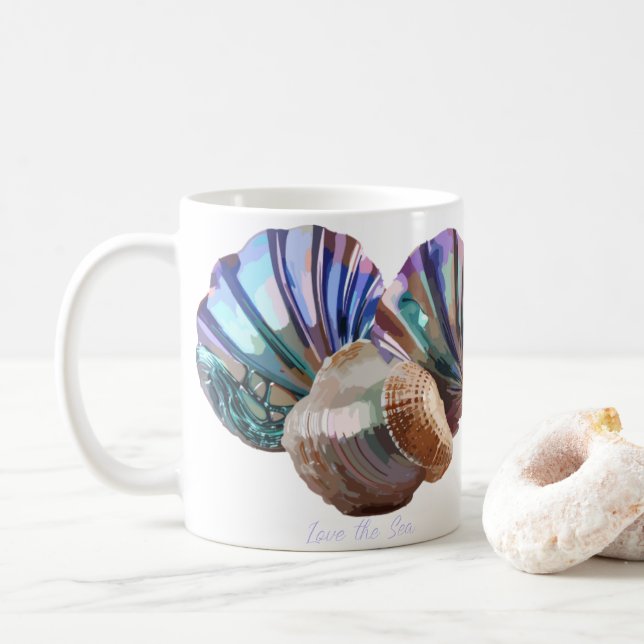 Caneca De Café Oceano Gems (Com Donut)