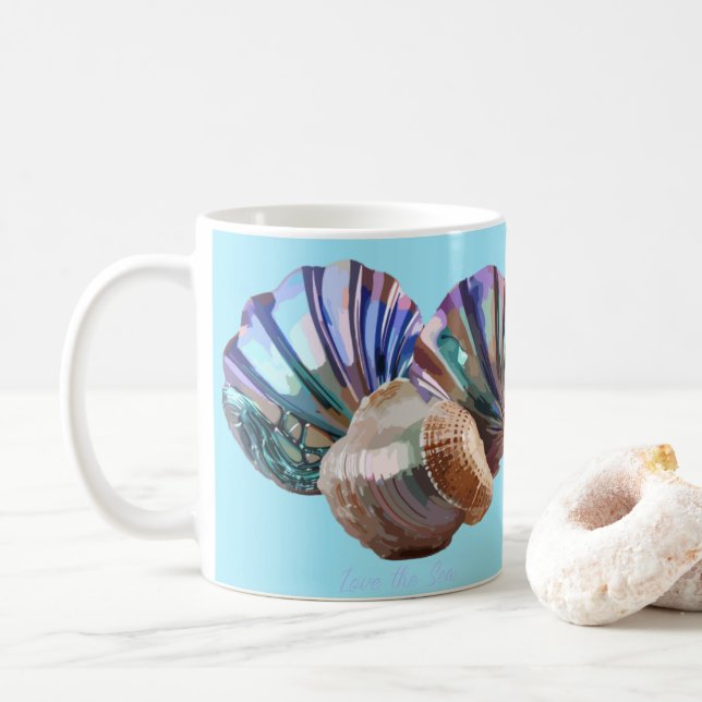 Caneca De Café Oceano Gems (Com Donut)