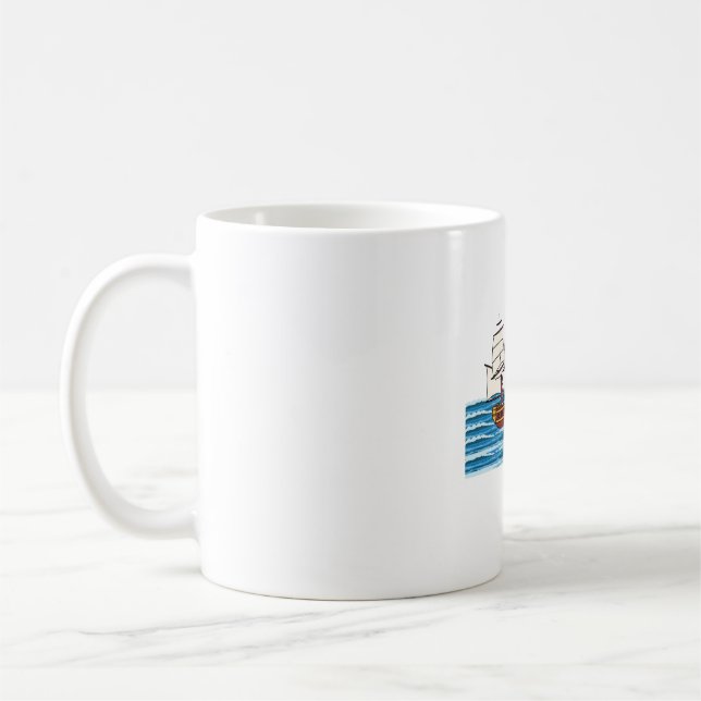 Caneca De Café Oceano Voyage (Esquerda)