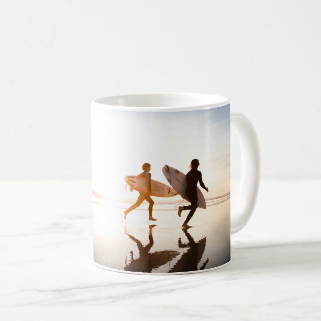 Caneca De Café Oceanside Beach (Frente Esquerda)