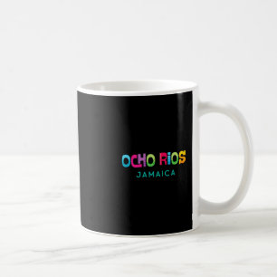 Caneca De Café Ocho Rios Jamaica Design Tropical Retro