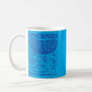 Caneca De Café Ochondria Ciência Vintage Biologia Diagrama de Cél