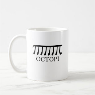 Caneca De Café Octopi - Engraçado Pi Octopus Math
