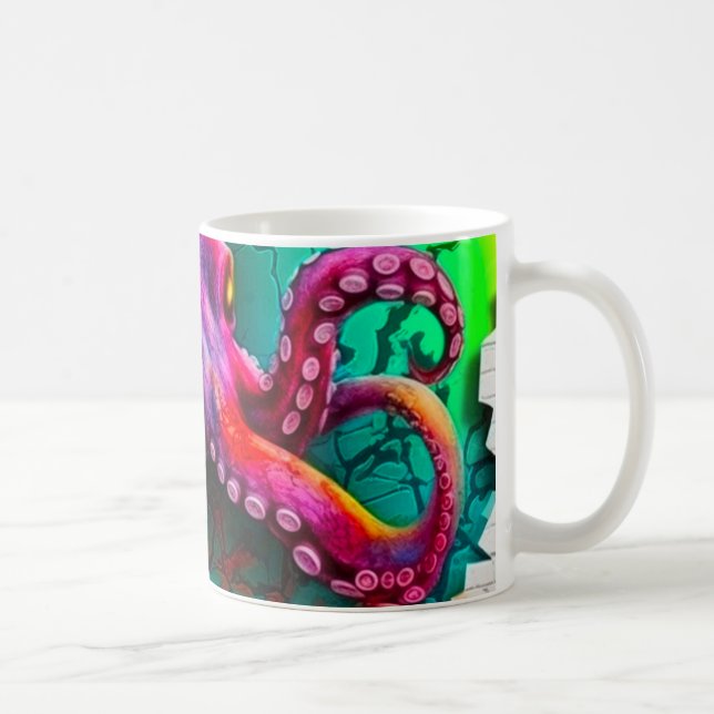 Caneca De Café Octopus (Direita)