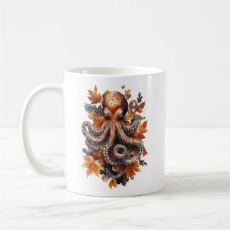 Caneca De Café Octopus Mug Autúmico