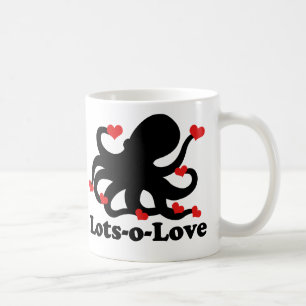 Caneca De Café Octopus tem muito amor