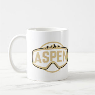 Caneca De Café Óculos Aspen Snowmass resort de esqui Colorado pre