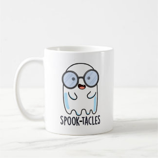 Caneca De Café Óculos Assustadores Piada de Fantasma Divertida