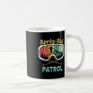 Caneca De Café Óculos de Esqui da Patrulha Pós-Eski Esquiador de