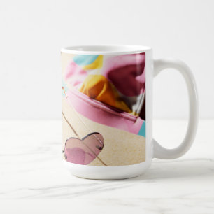 Caneca De Café Óculos de sol da forma da parte superior e do
