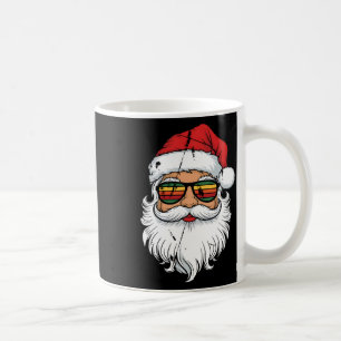 Caneca De Café Óculos de Sol Face Santa Retro Natal Homens Menino