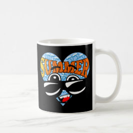 Caneca De Café Óculos de Sol Modernos de Praia