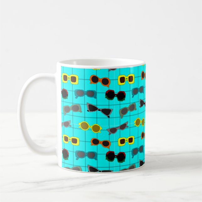 Caneca De Café Óculos de sol modernos do século médio (Esquerda)