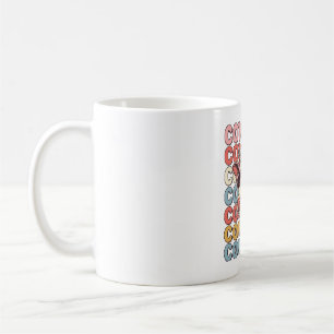 Caneca De Café Óculos de Sol Retrô Vaca Mãe Desenho Gravura Vinta