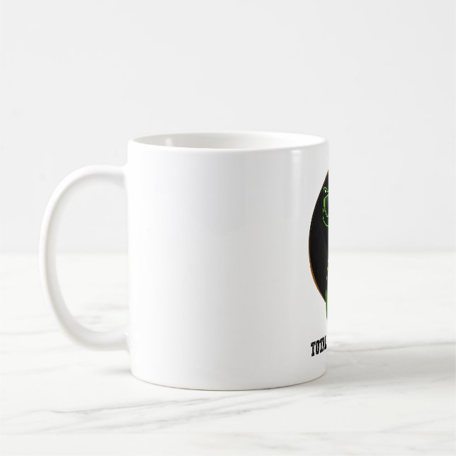 Caneca De Café Óculos Eclipse Solares de Vestida de Gato Ecli Sol (Esquerda)