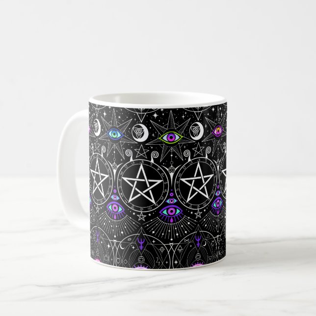 Caneca De Café Oculto mágico (Frente Esquerda)