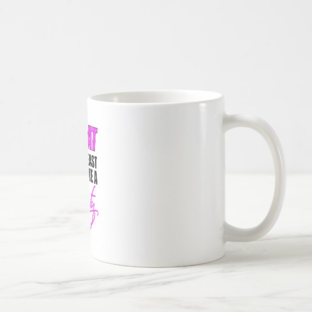 Caneca De Café Ocupa como um olhar do animal como um rosa da (Direita)