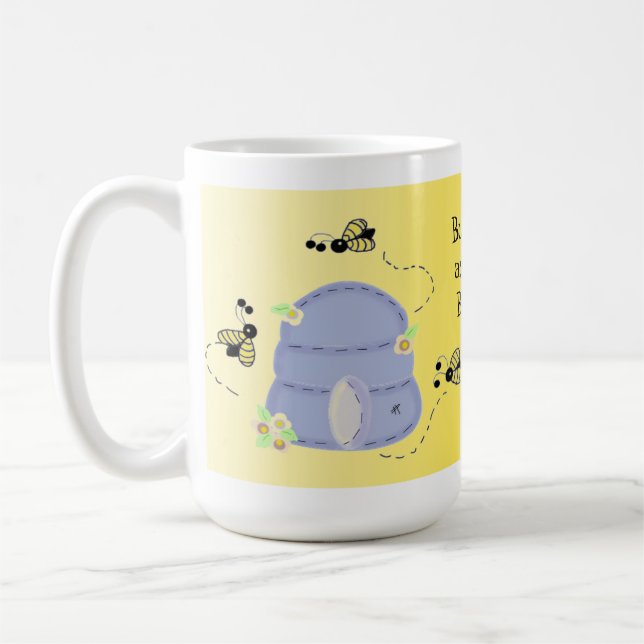 Caneca De Café Ocupado como uma Abelha (Esquerda)