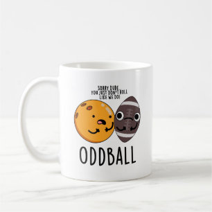 Caneca De Café Oddball Cute Football Pun