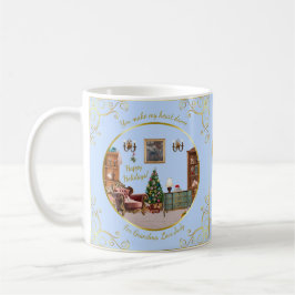 Caneca De Café Ode to The Nutcracker Ballet Blue Customize Tile
