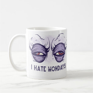 CANECA DE CAFÉ ODEIO DESIGN DE SEGUNDA-FEIRA