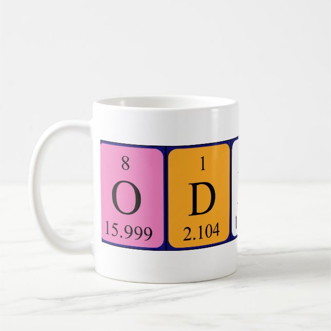 Caneca De Café Odhran mesa periódica mug (Esquerda)