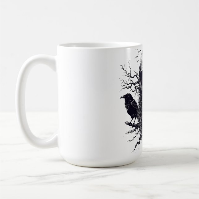 Caneca De Café Odin's Whisper: Viking Spirit Invocation (Esquerda)