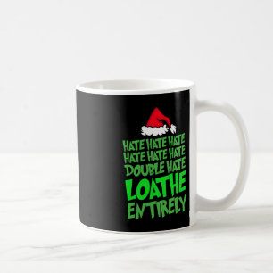 Caneca De Café Ódio, ódio, ódio, ódio, ódio, amor, Natal completa