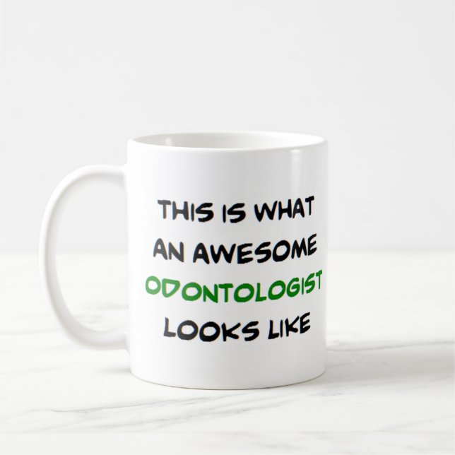 Caneca De Café odontologista, incrível (Esquerda)