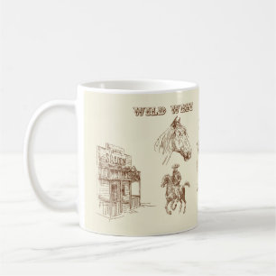 Caneca De Café Oeste Selvagem