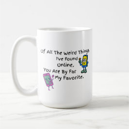 Caneca De Café Of All The Weird Things Mug