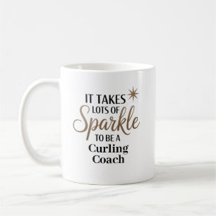 Caneca De Café Oferta de aspas Sparkle para o Treinador de Curlin