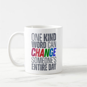 Caneca De Café Oferta de citação de consciência para seus amados