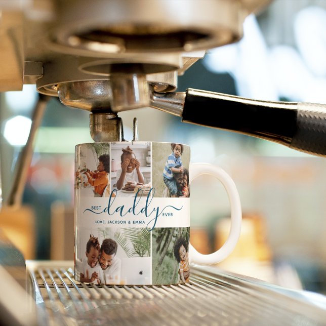 Caneca De Café Oferta de Colagem de Fotos Personalizada do Melhor (Criador carregado)